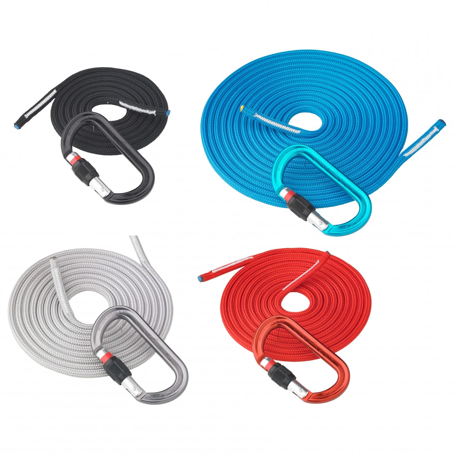 AustriAlpin Dyna.MIT Set 4 Reepschnüre & 4 Ovalo Karabiner - Cord 1 AustriAlpin Dyna.MIT Set 4 Reepschnüre & 4 Ovalo Karabiner - Cord