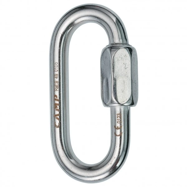 Oval Quick Link - Screw Gate (inox) 1 Oval Quick Link - Screw Gate (inox)
