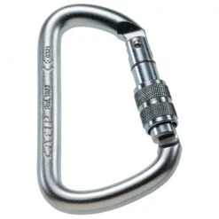Steel D - Steel Carabiner