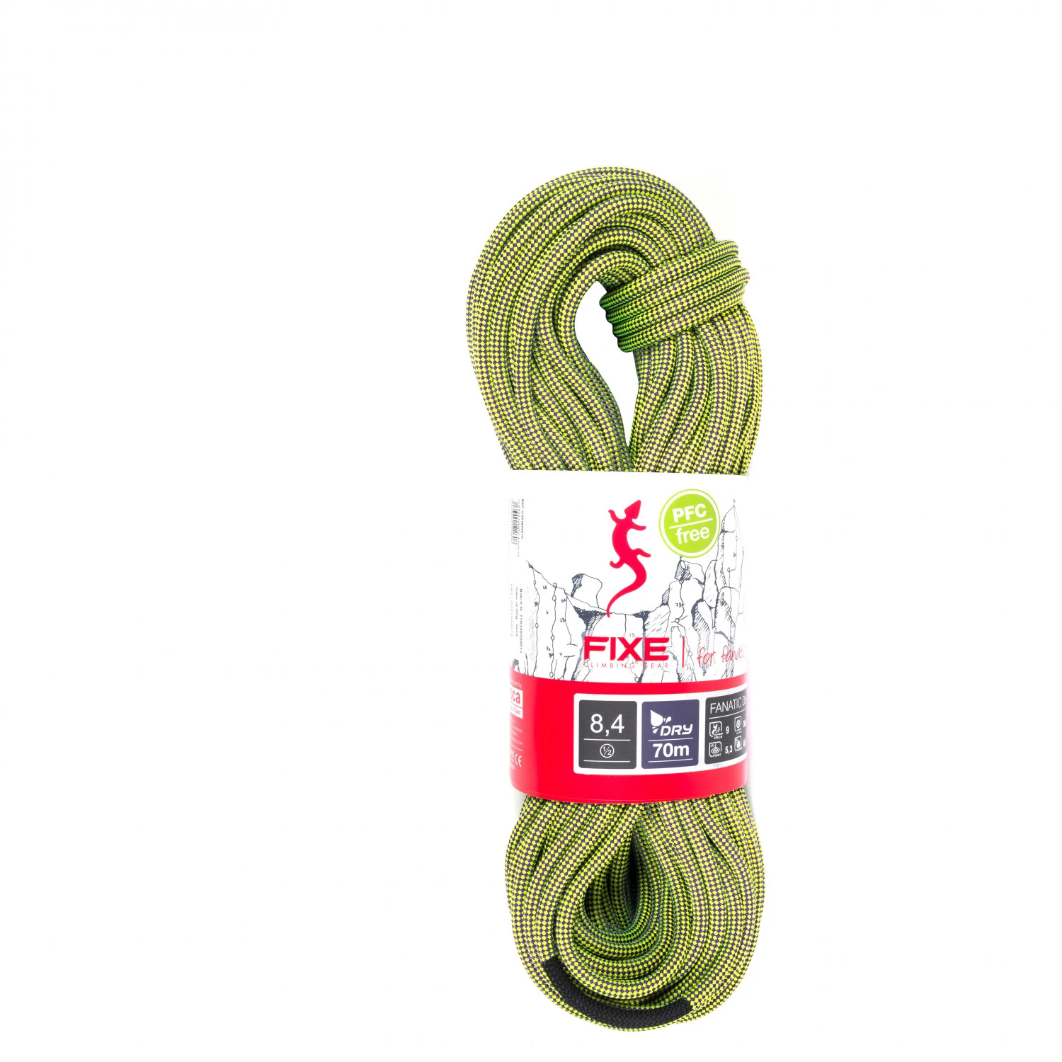 Fixe Rope Fanatic Dry Ø 8,4 Mm - Half Rope 1 Fixe Rope Fanatic Dry Ø 8,4 Mm - Half Rope