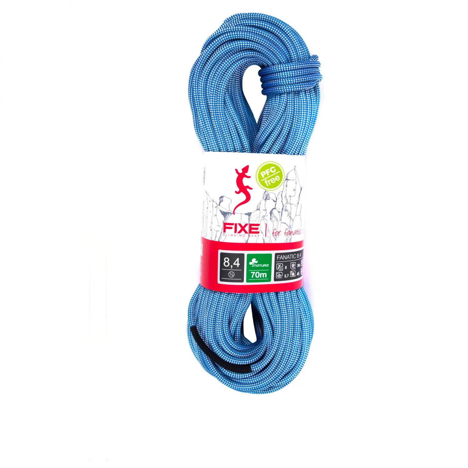 Fixe Rope Fanatic Nature Ø 8,4 Mm - Half Rope 1 Fixe Rope Fanatic Nature Ø 8,4 Mm - Half Rope