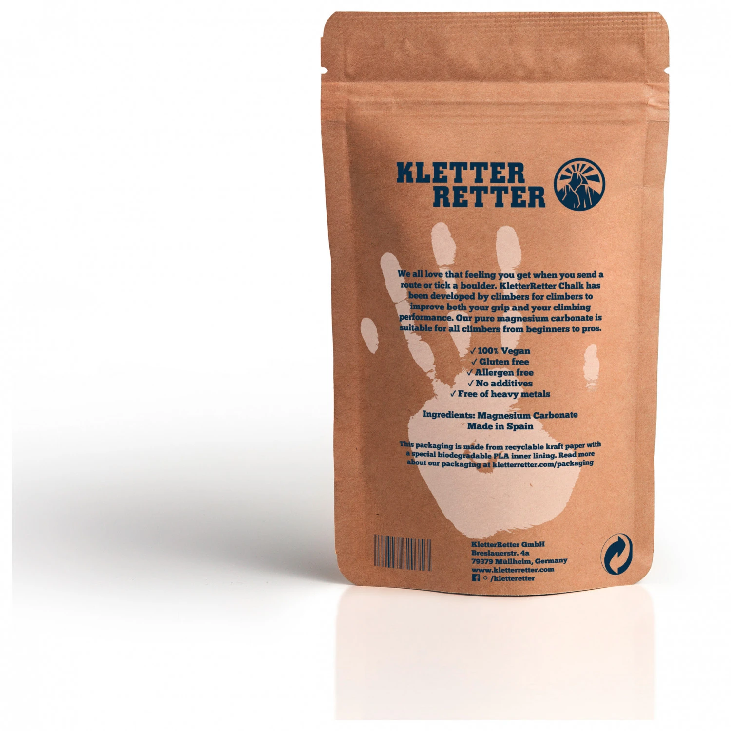 KletterRetter Crunchy Chalk - Chalk 2 KletterRetter Crunchy Chalk - Chalk - Image 2