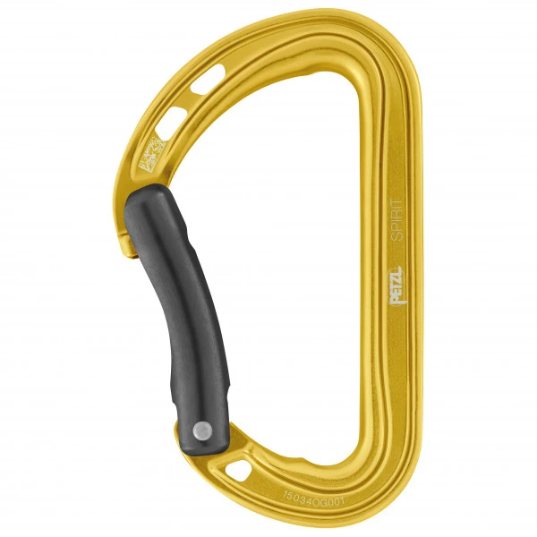 Petzl Spirit Bent Gate - Snapgate Carabiner 1 Petzl Spirit Bent Gate - Snapgate Carabiner